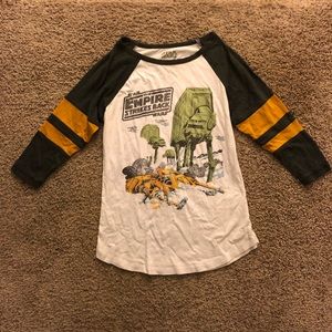Star Wars Empire strikes back 3/4 length sleeve